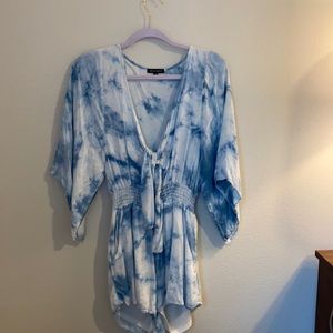 William B Front tie, Tie Dye romper